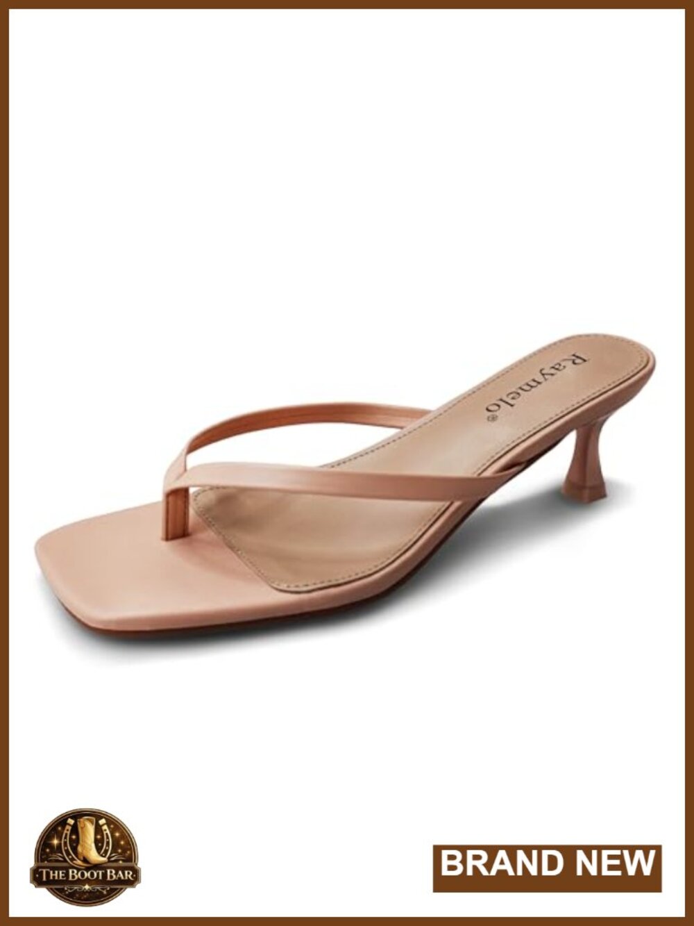 Chic Square Toe Kitten Heel Mules, Slip-On Dressy Sandals for Wedding Evening